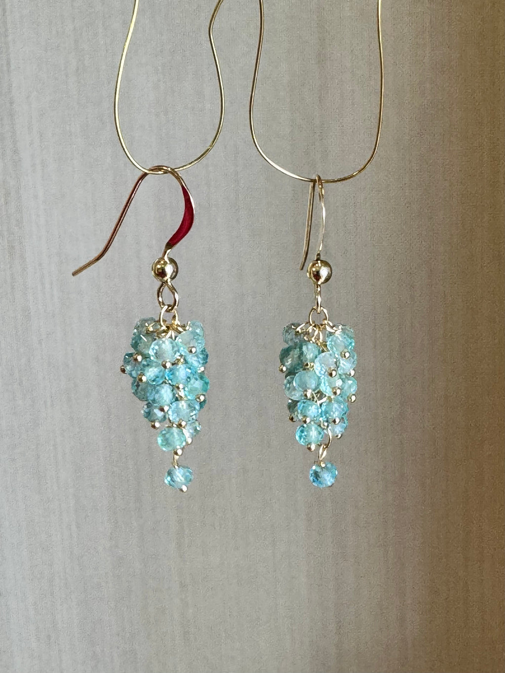 Blue Apatite Drop Earrings