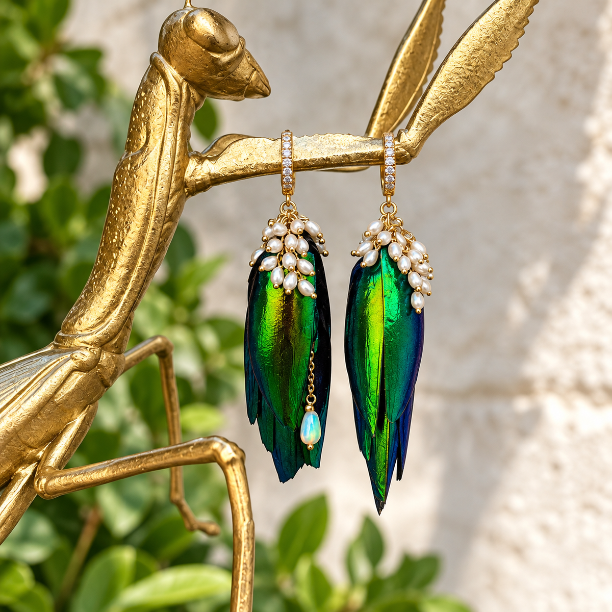 Earrings “Elytra”