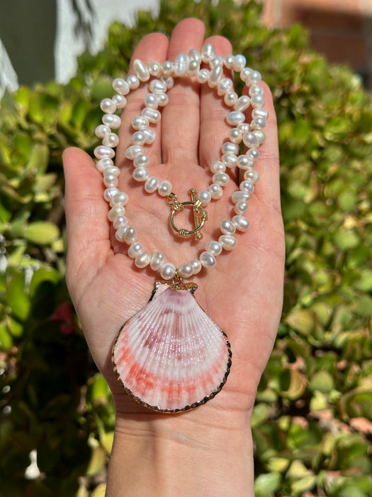 Summer Pearl And Shell Necklace