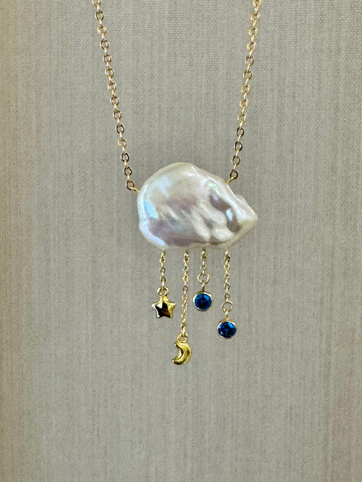 Rainy Night Baroque Pearl Pendant