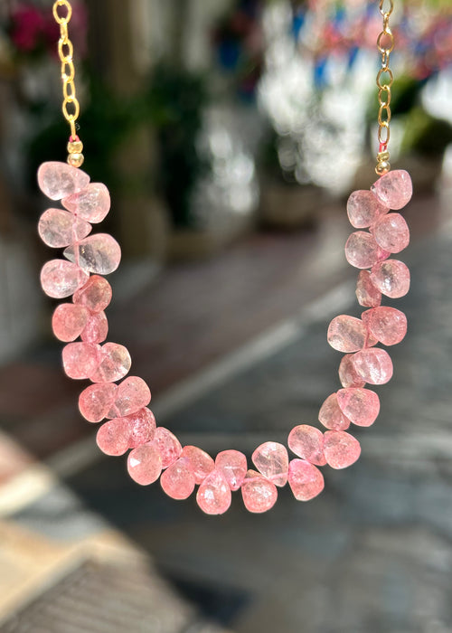 Strawberry Quartz Necklace