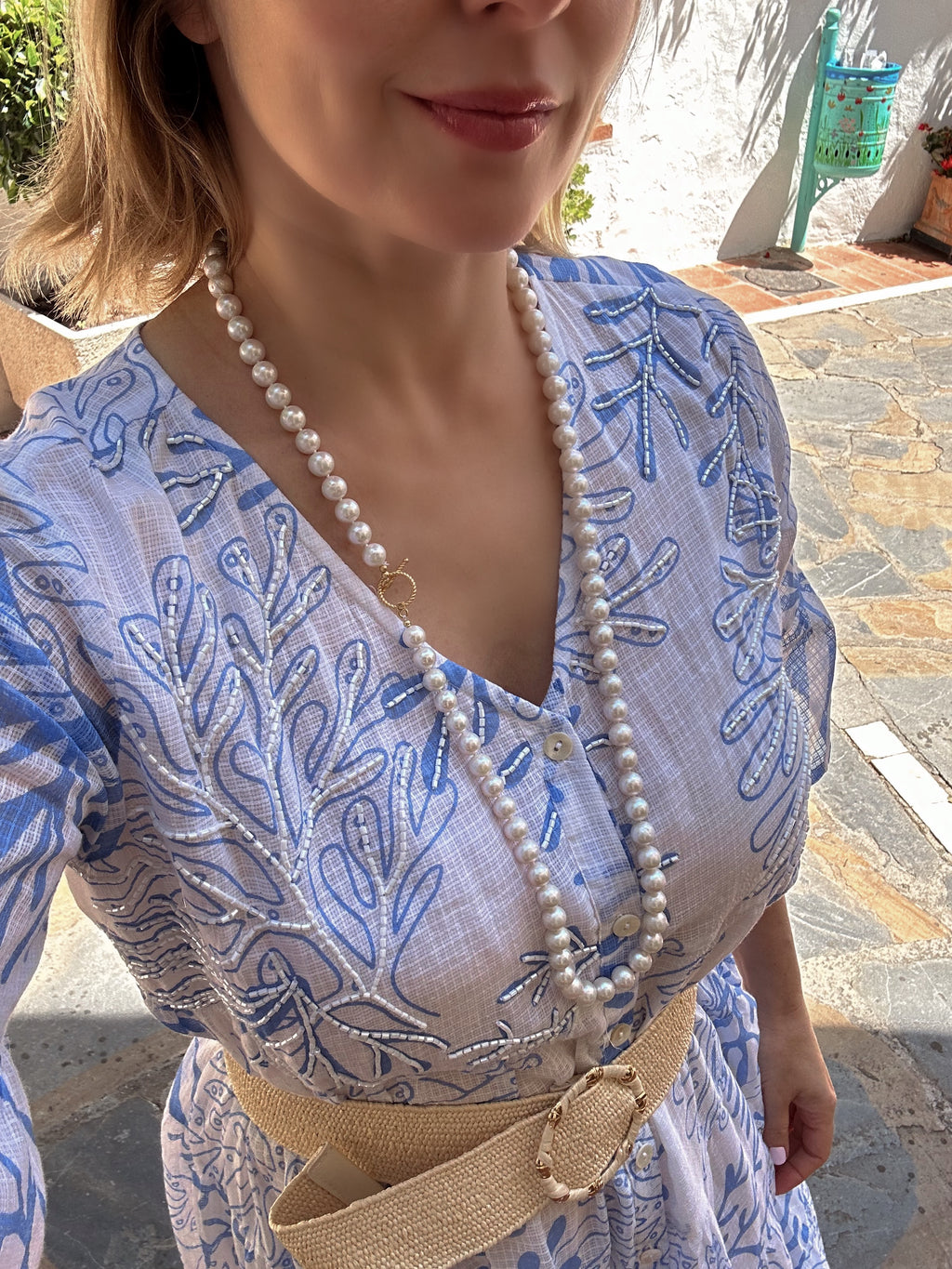 Classic Opera Length Pearl Necklace