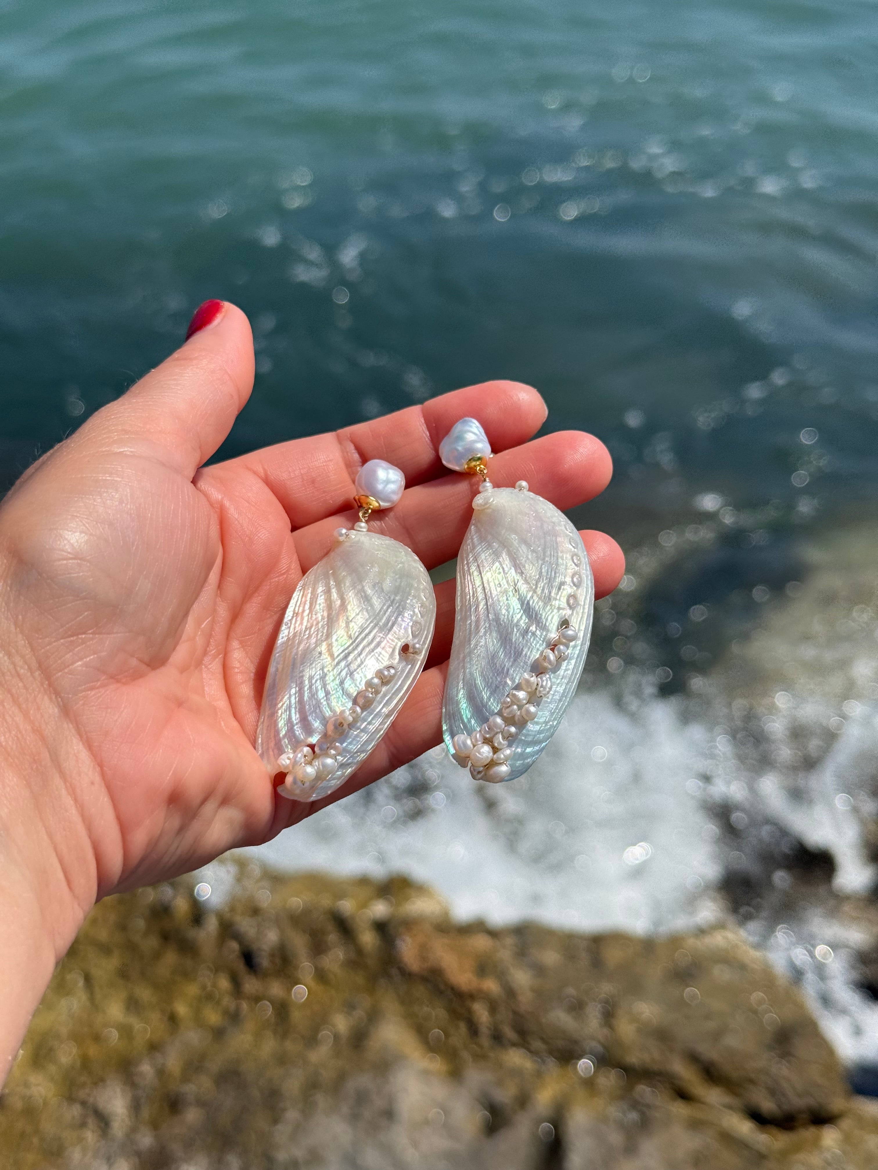 Seashell Earrings “Aphrodite”