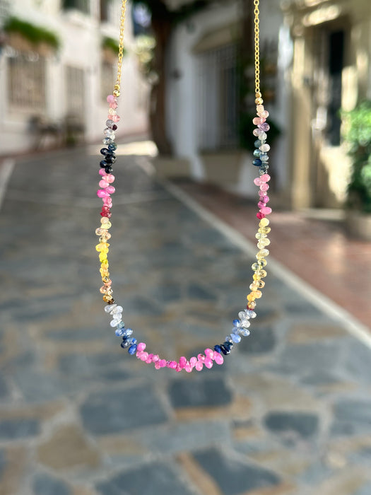 Multi Sapphire Necklace