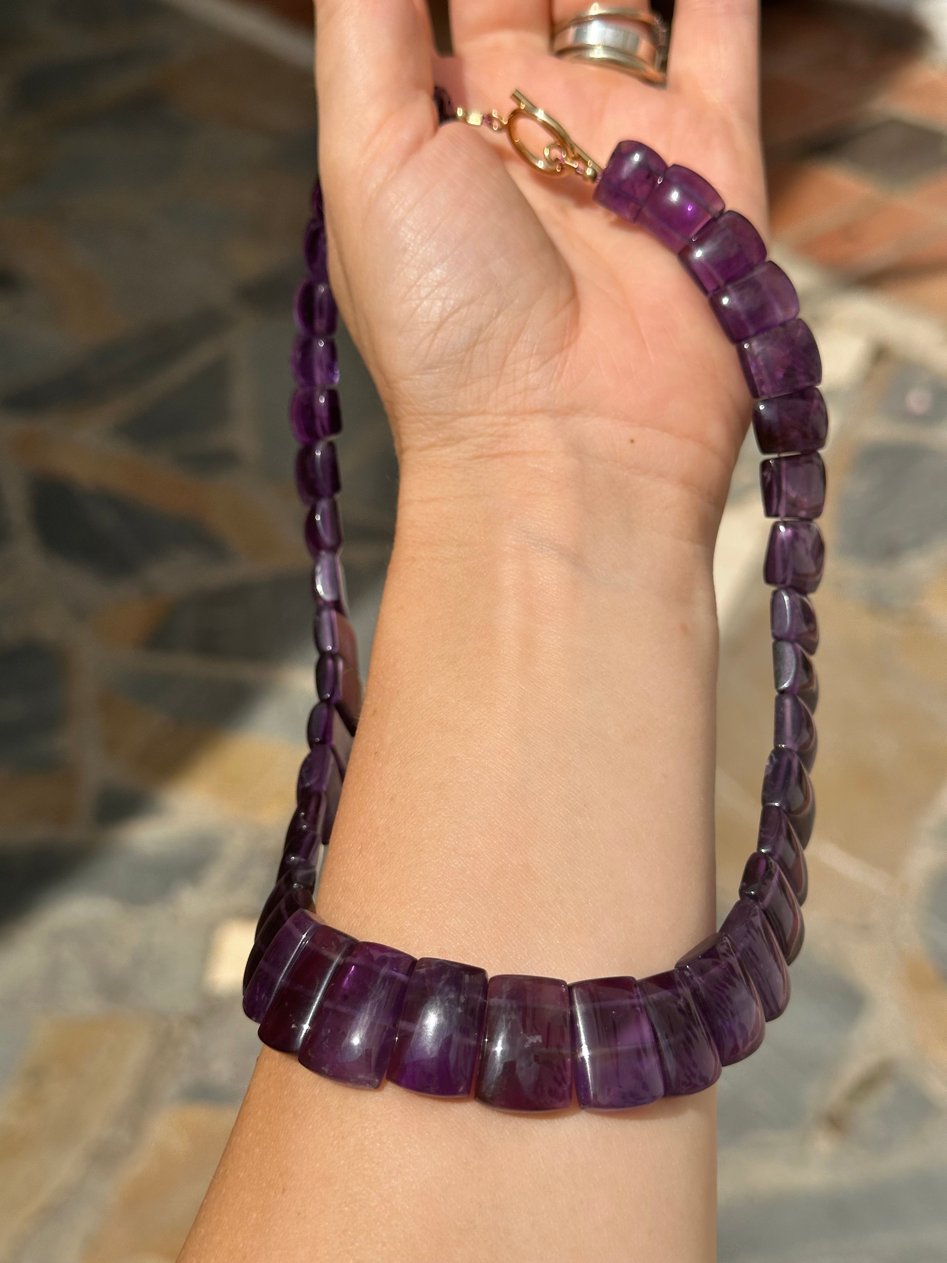 Cleopatra Style Amethyst Choker