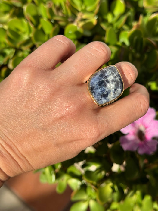 Sodalite Statement Ring