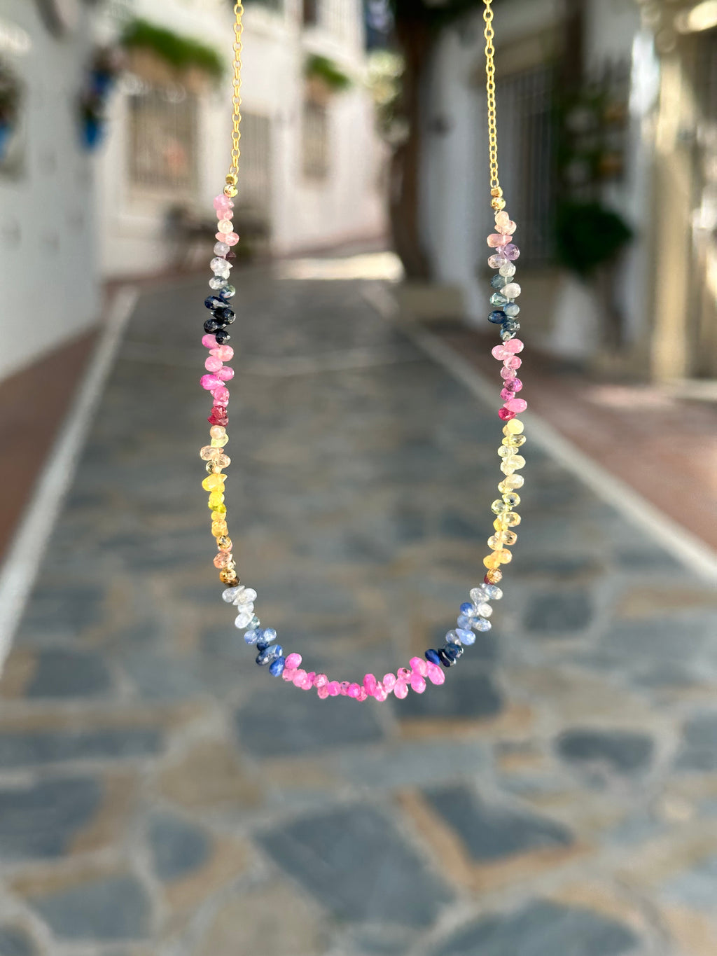Multi Sapphire Necklace