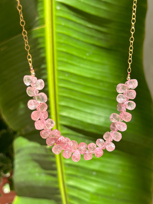 Strawberry Quartz Necklace