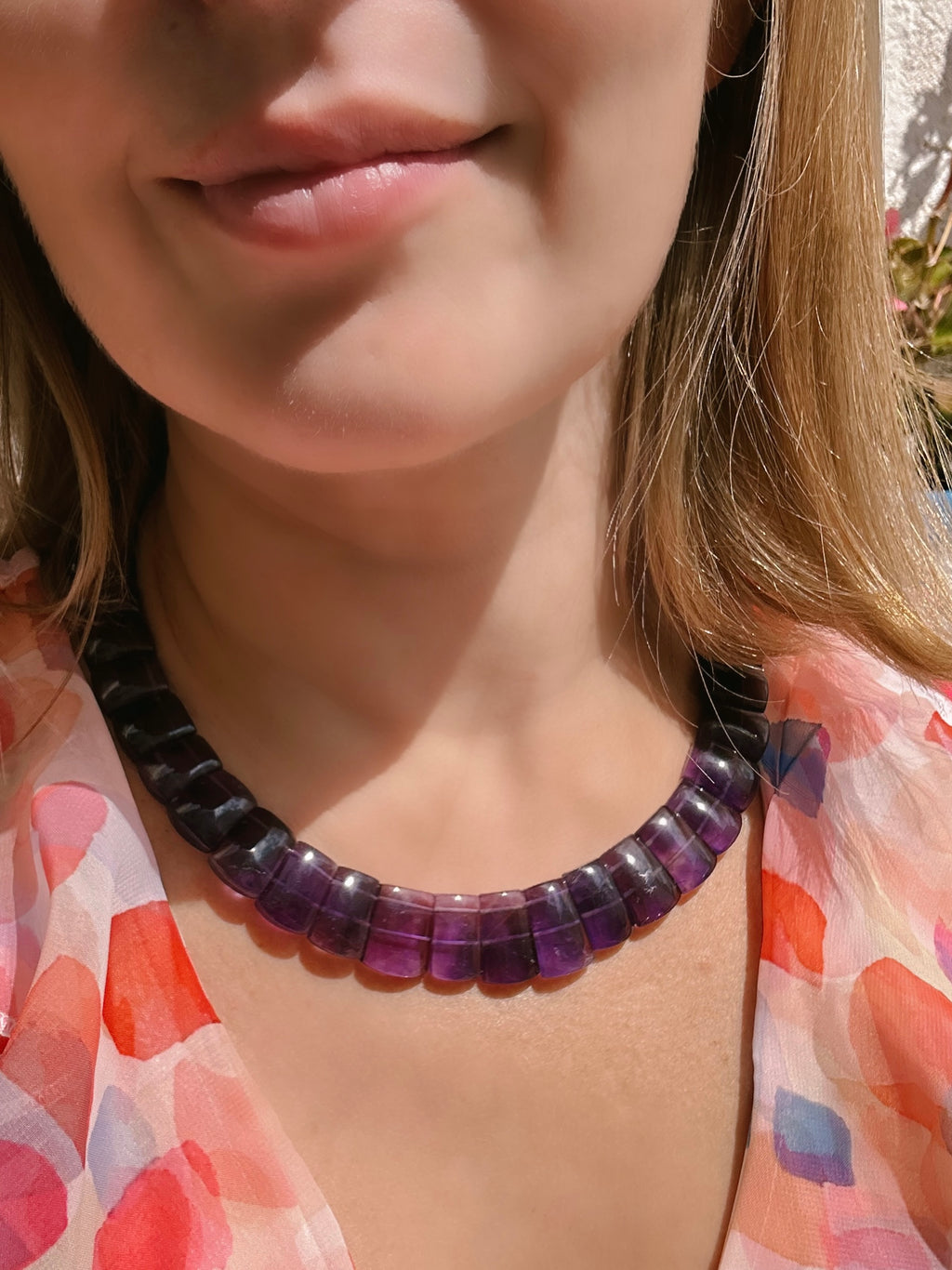 Cleopatra Style Amethyst Choker
