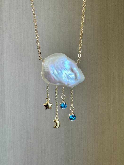 Rainy Night Baroque Pearl Pendant