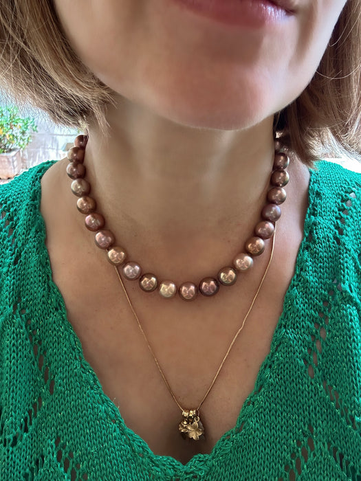 Brown Pearl Necklace