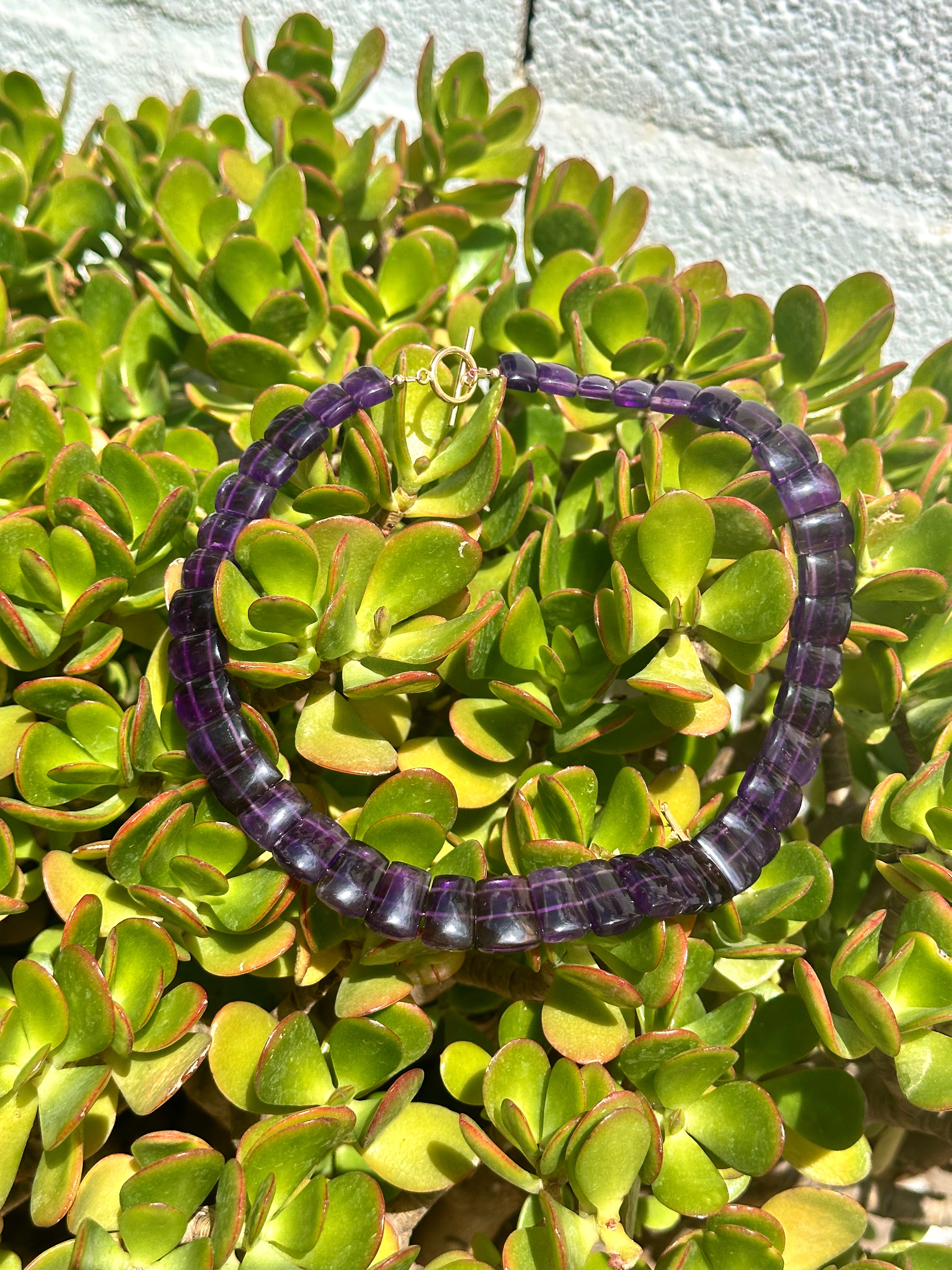 Cleopatra Style Amethyst Choker