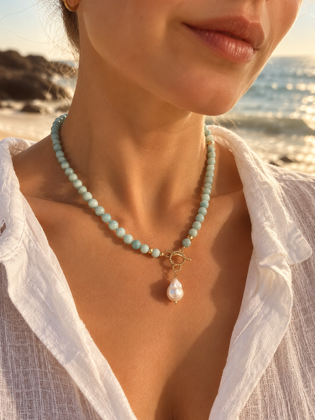 Necklace  “Azure”