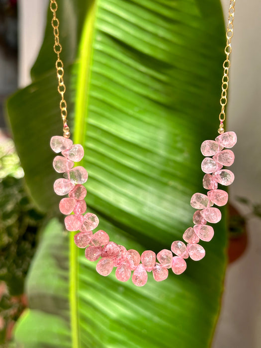 Strawberry Quartz Necklace