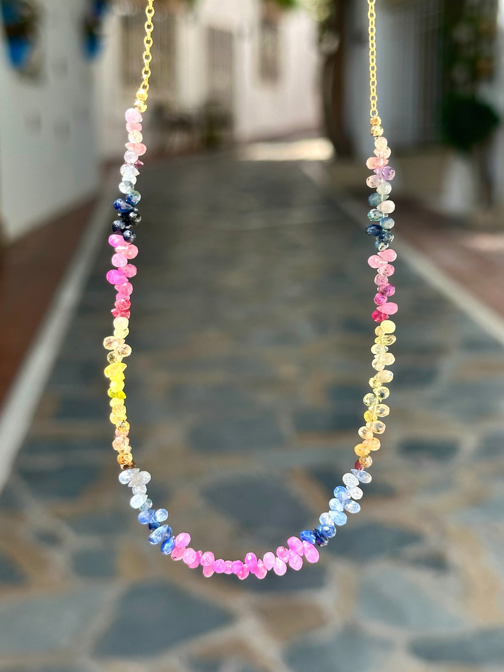 Multi Sapphire Necklace