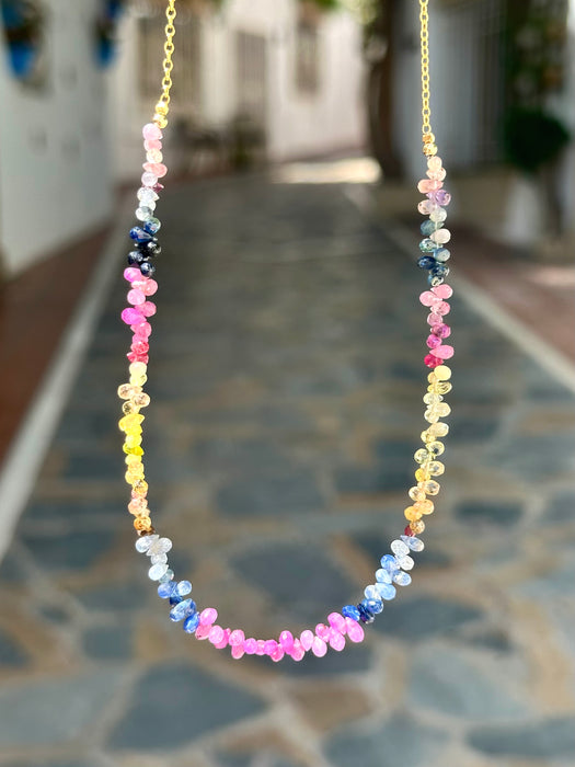 Multi Sapphire Necklace