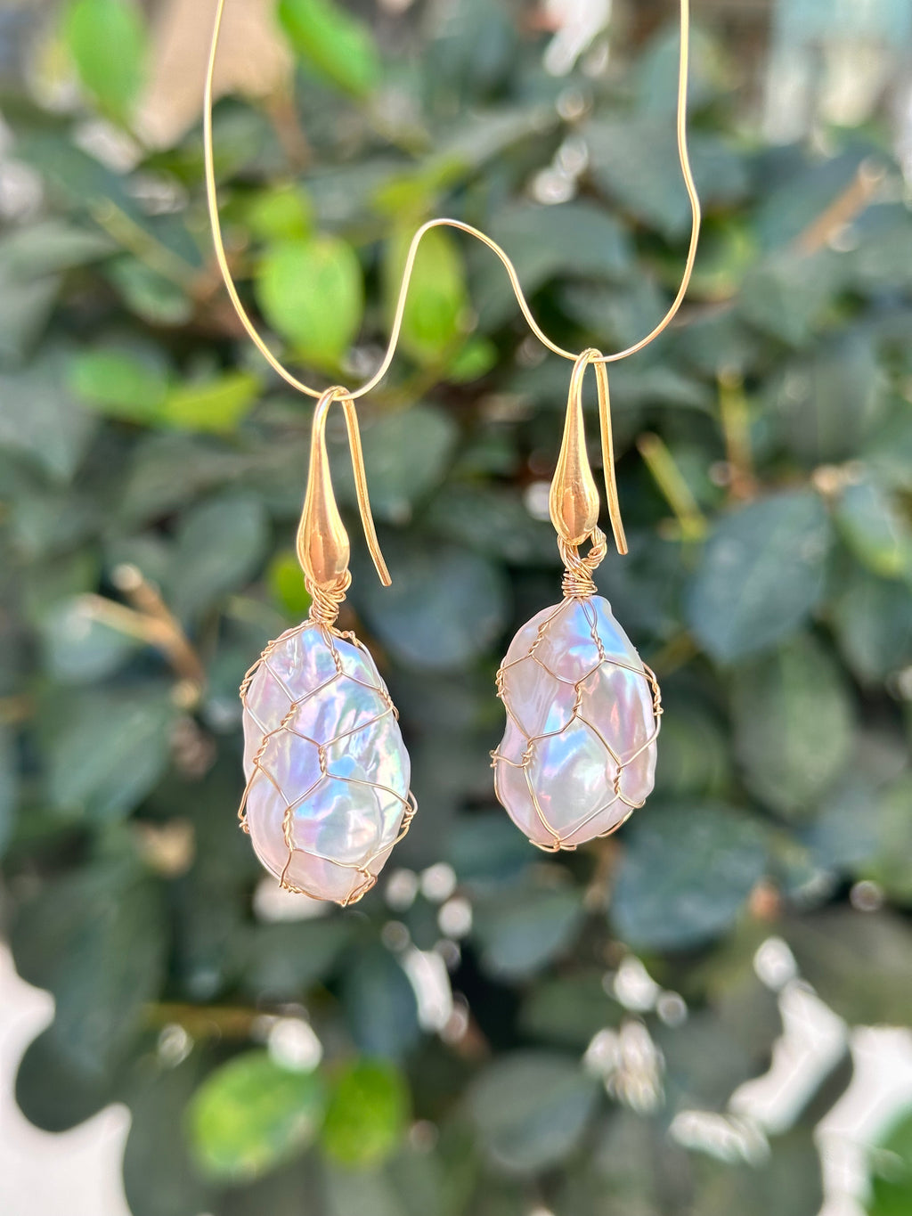 Baroque Pearl Earrings “Catch of the Day”