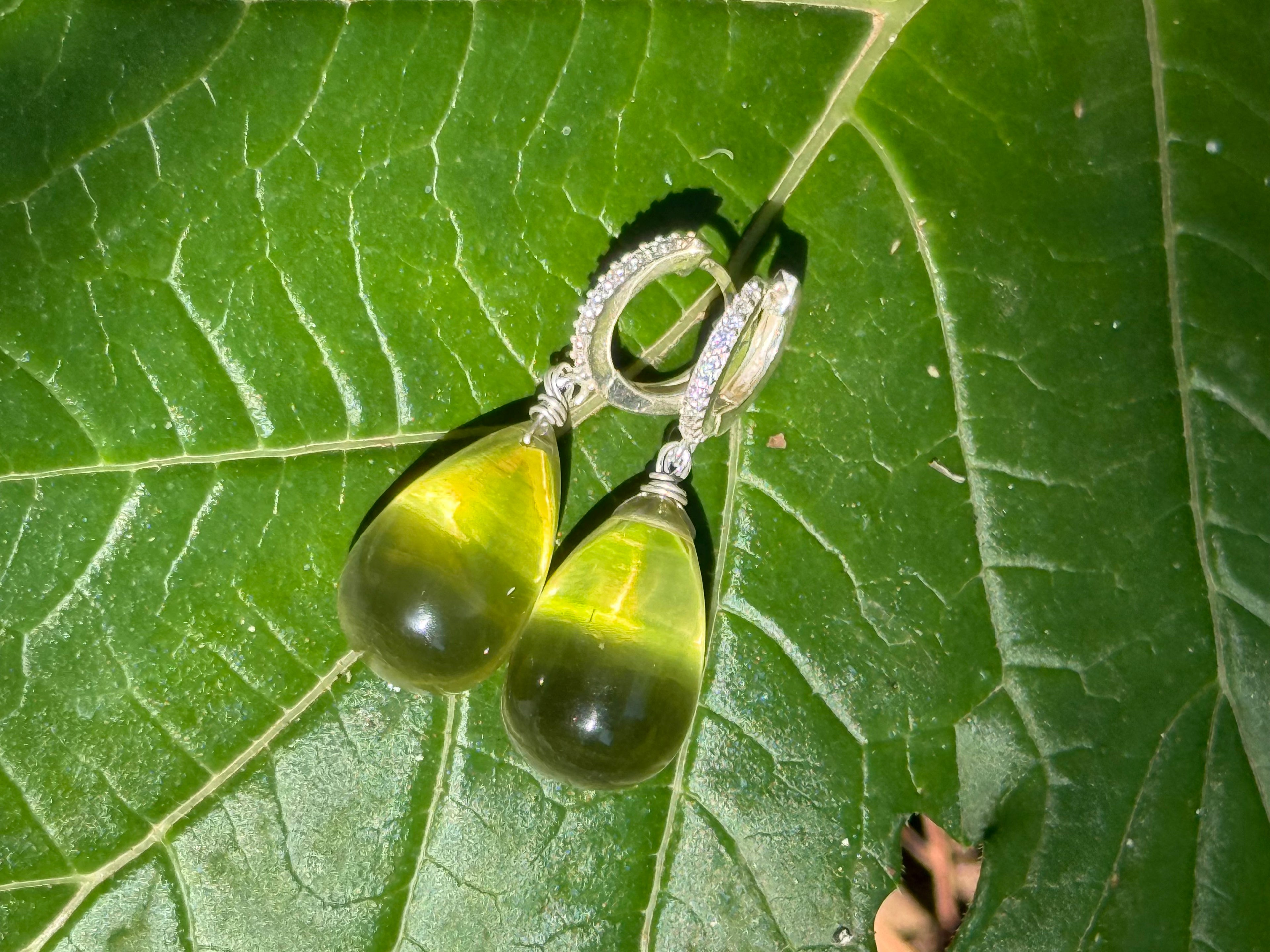 Lemon Quartz Drop Earrings “Lima”