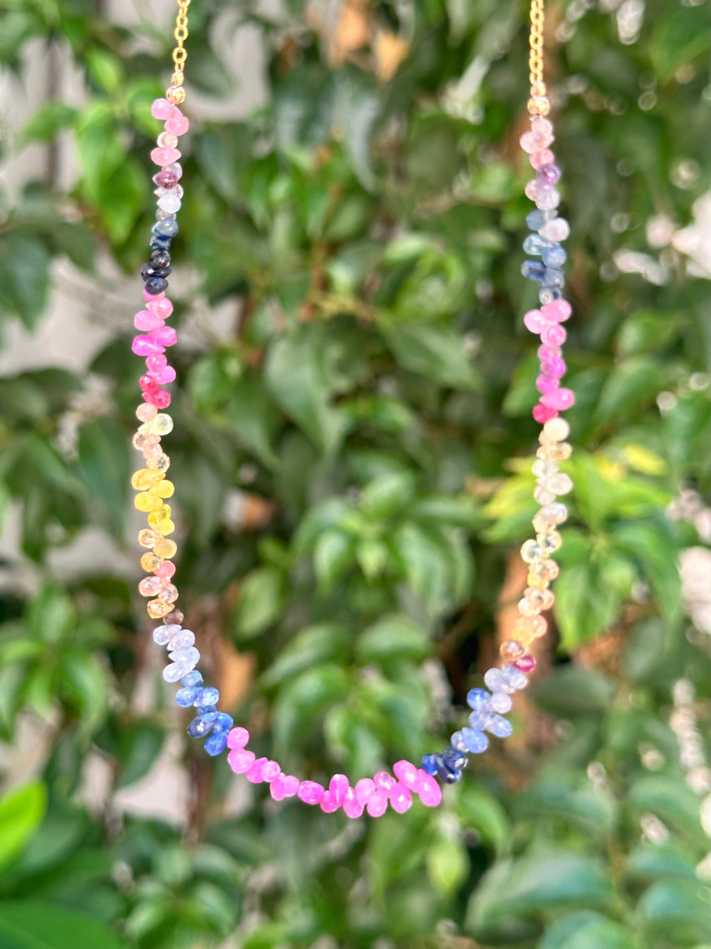 Multi Sapphire Necklace