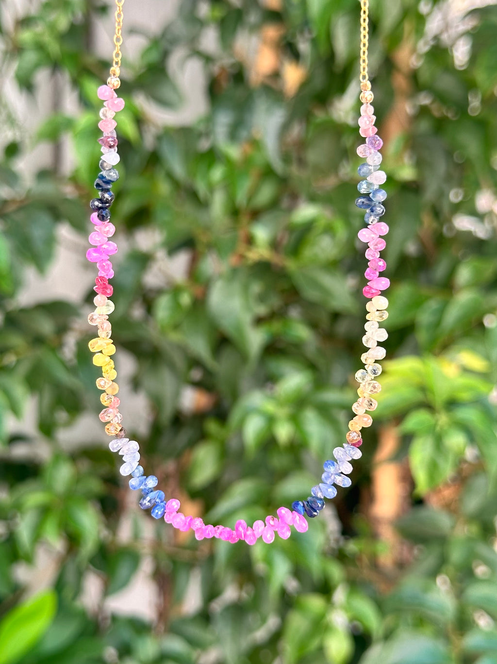 Multi Sapphire Necklace