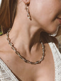 Green Amethyst Necklace And Earrings Set