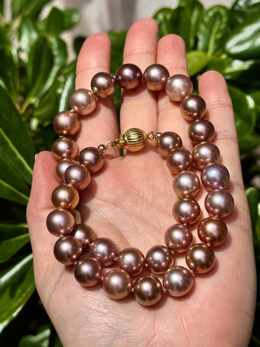 Brown Pearl Necklace