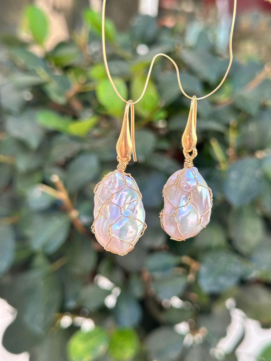 Baroque Pearl Earrings “Catch of the Day”