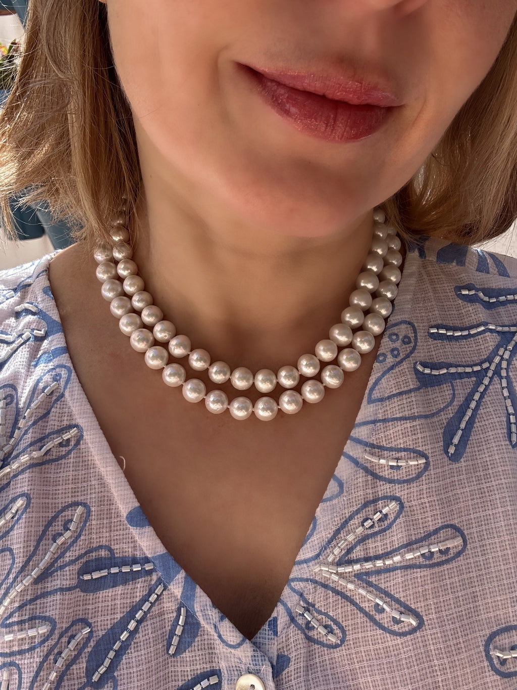 Classic Opera Length Pearl Necklace