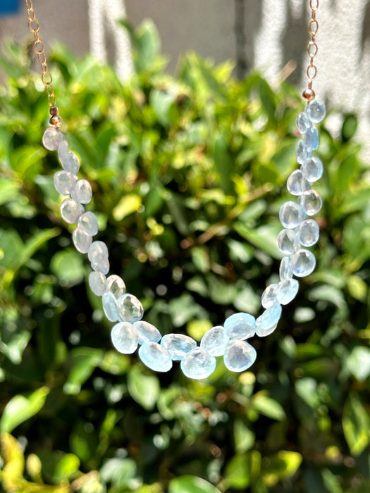 Aquamarine Briolette Necklace