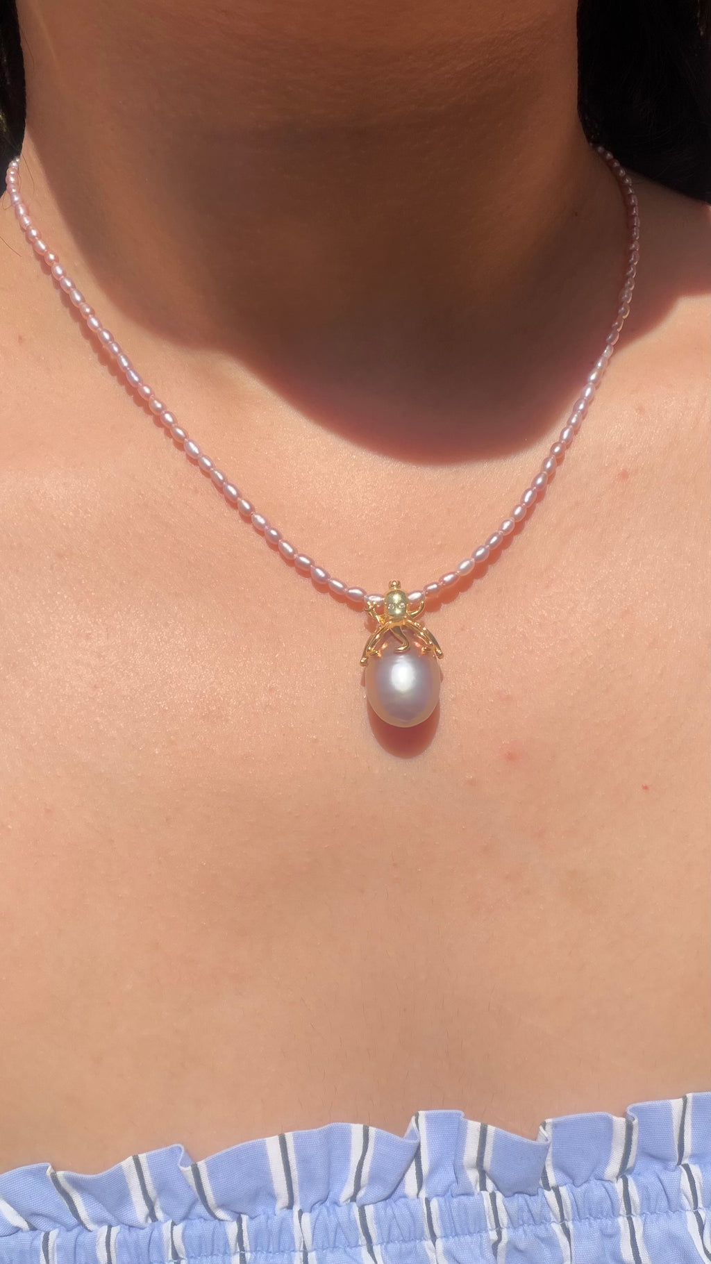 Pearl Necklace “Pulpo”