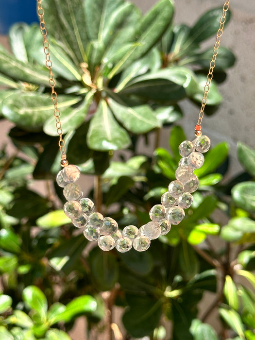 Prasiolite Gemstone Necklace