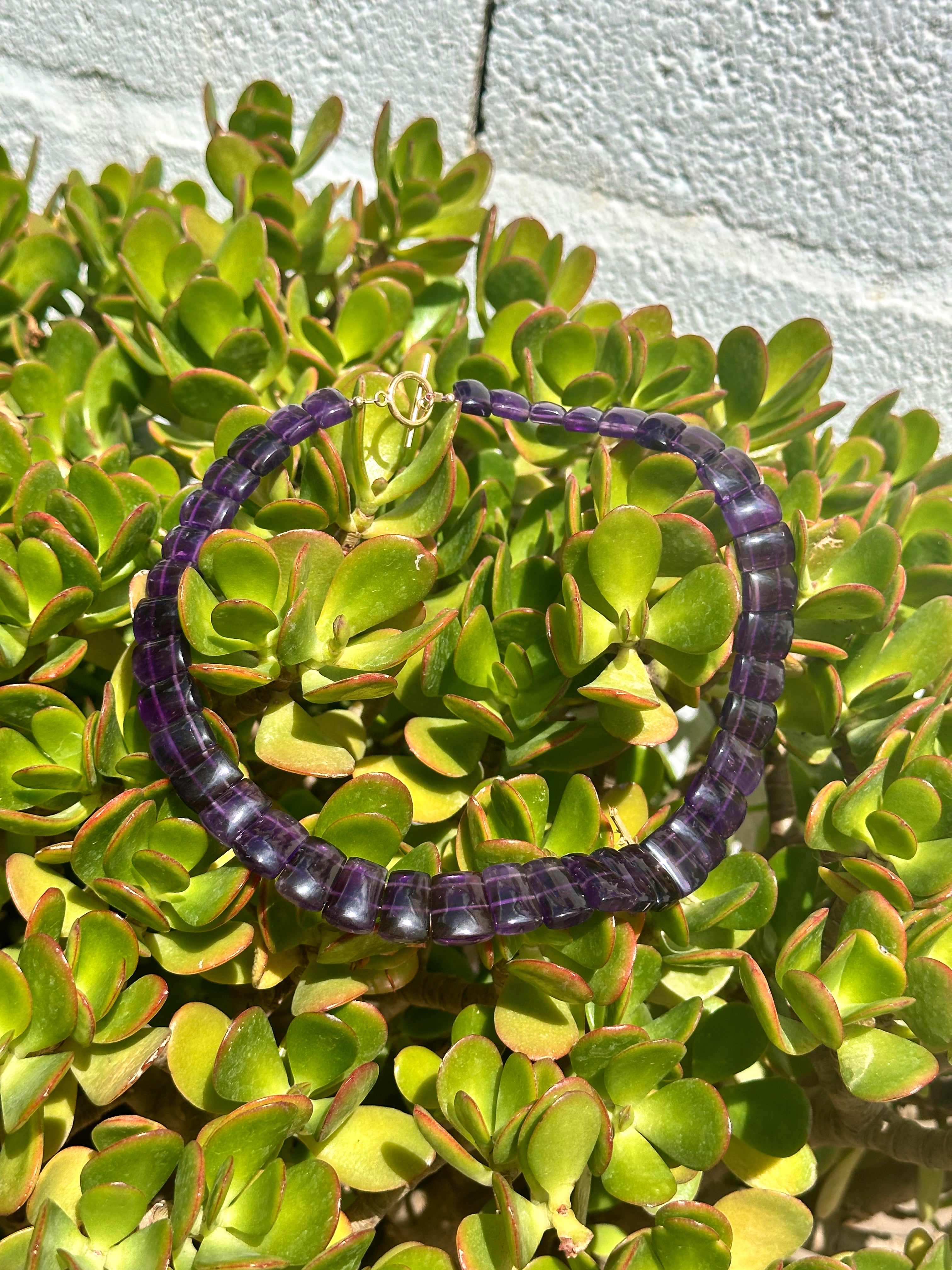 Cleopatra Style Amethyst Choker