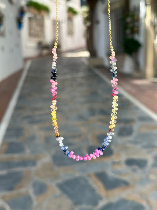 Multi Sapphire Necklace