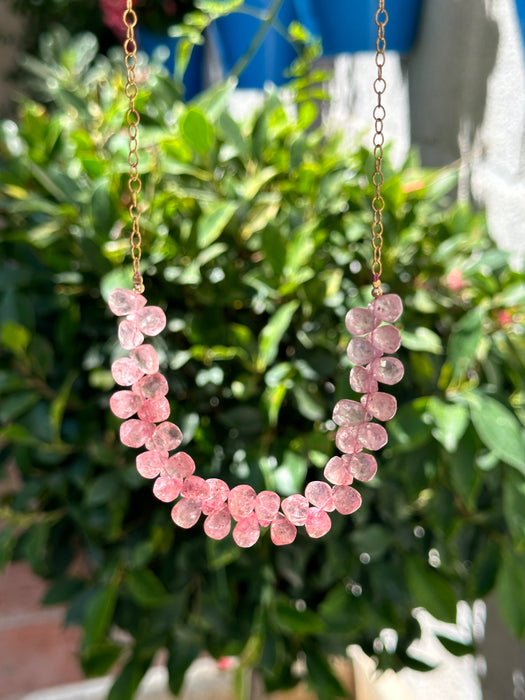 Strawberry Quartz Necklace