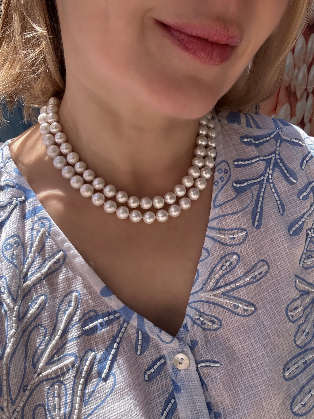 Classic Opera Length Pearl Necklace