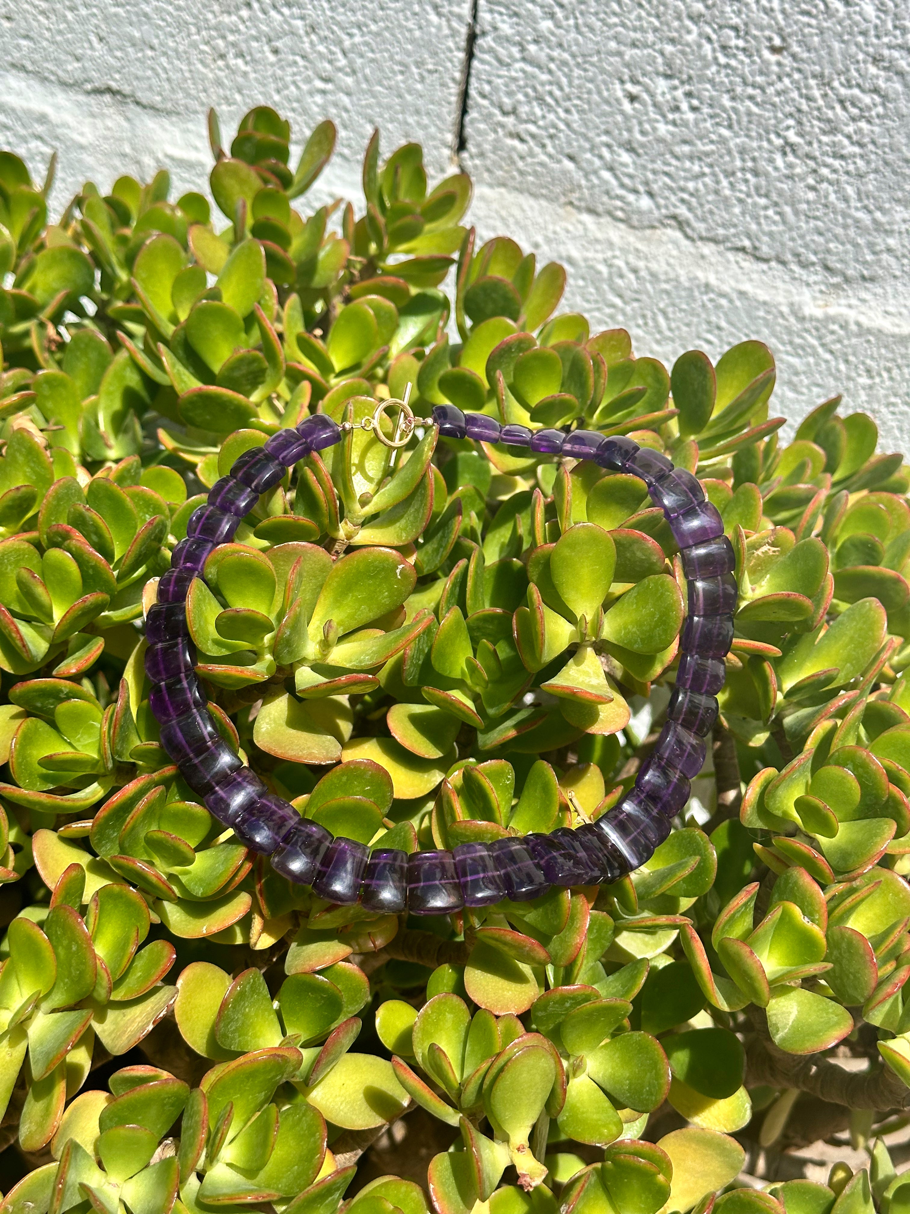 Cleopatra Style Amethyst Choker