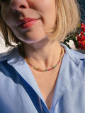 Multi Tourmaline Briolette Necklace