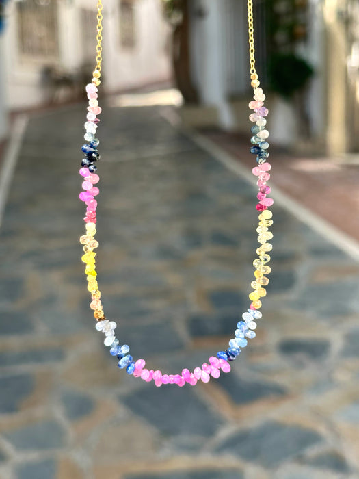 Multi Sapphire Necklace