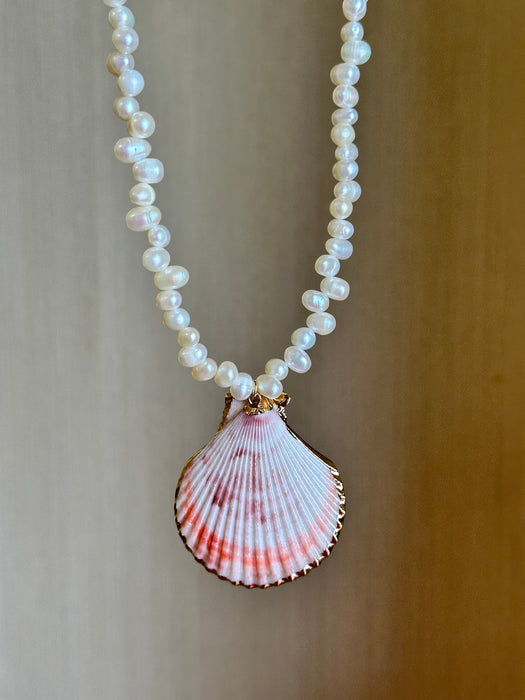 Summer Pearl And Shell Necklace