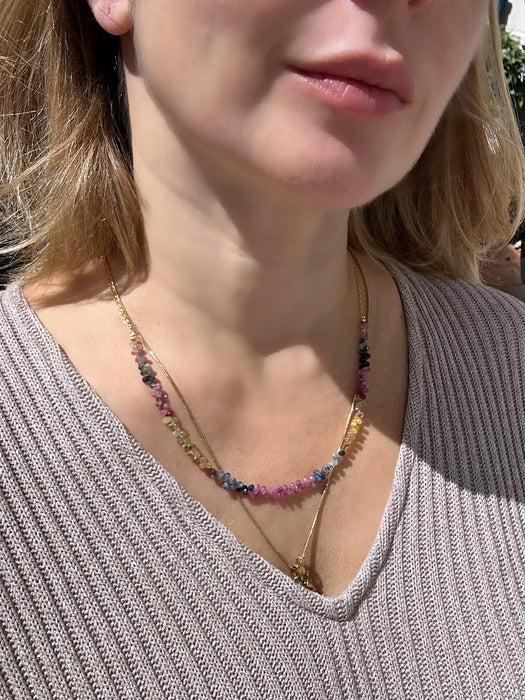 Multi Sapphire Necklace