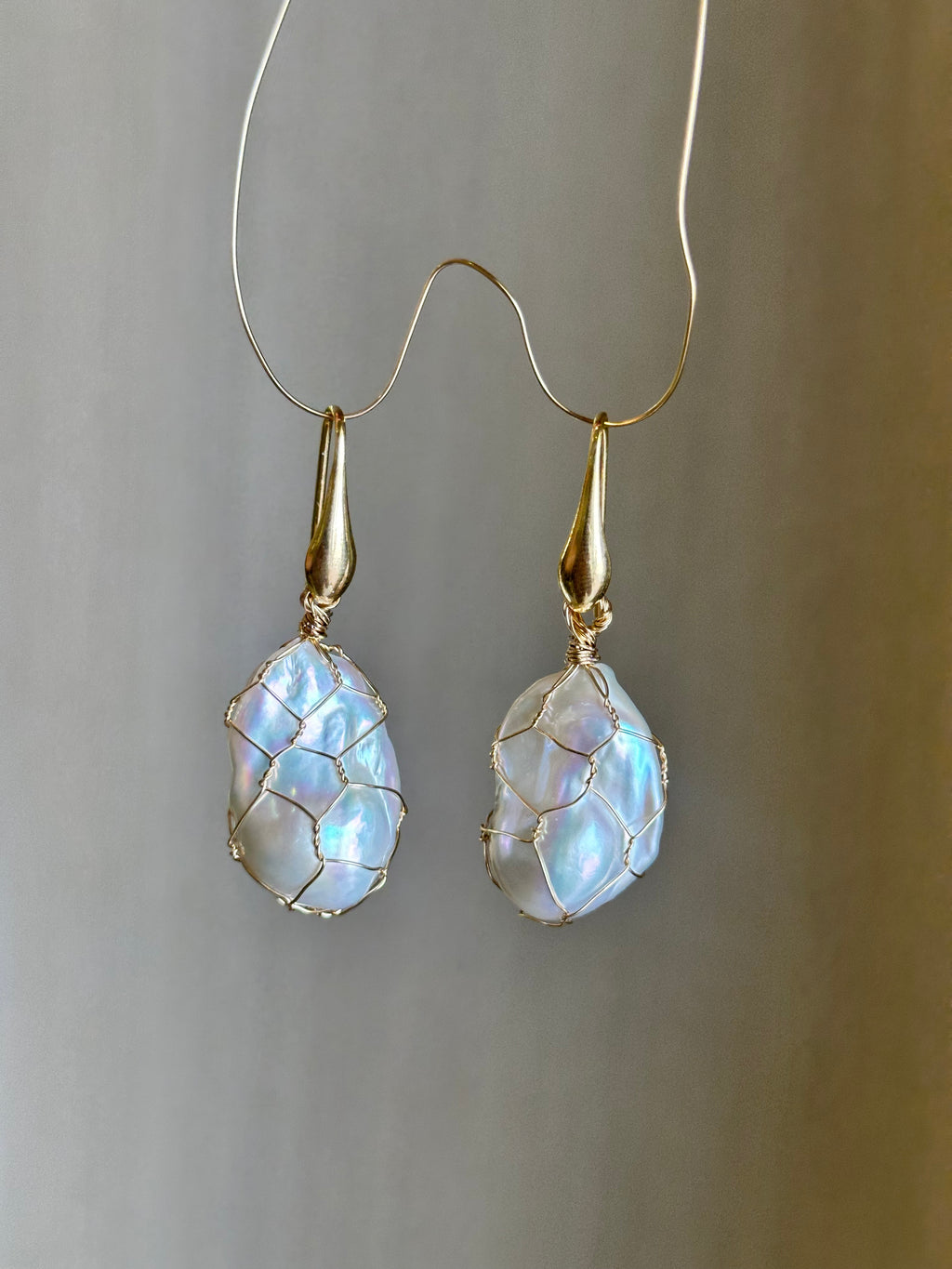 Baroque Pearl Earrings “Catch of the Day”