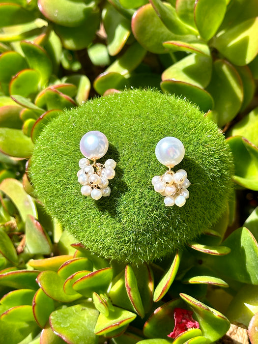 Pearl Cluster Earrings “Jasmin”