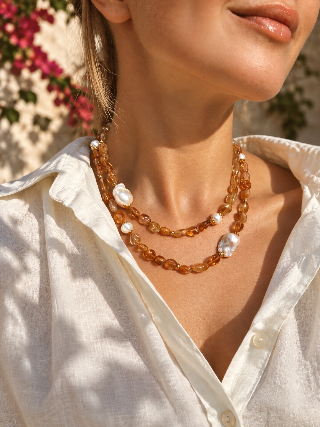 Citrine Necklace “Sancti Petri”