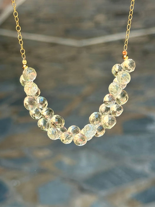 Prasiolite Gemstone Necklace