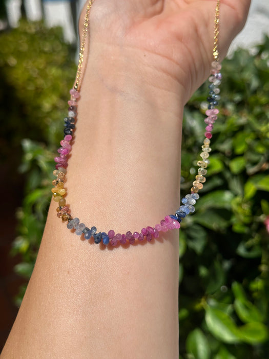 Multi Sapphire Necklace