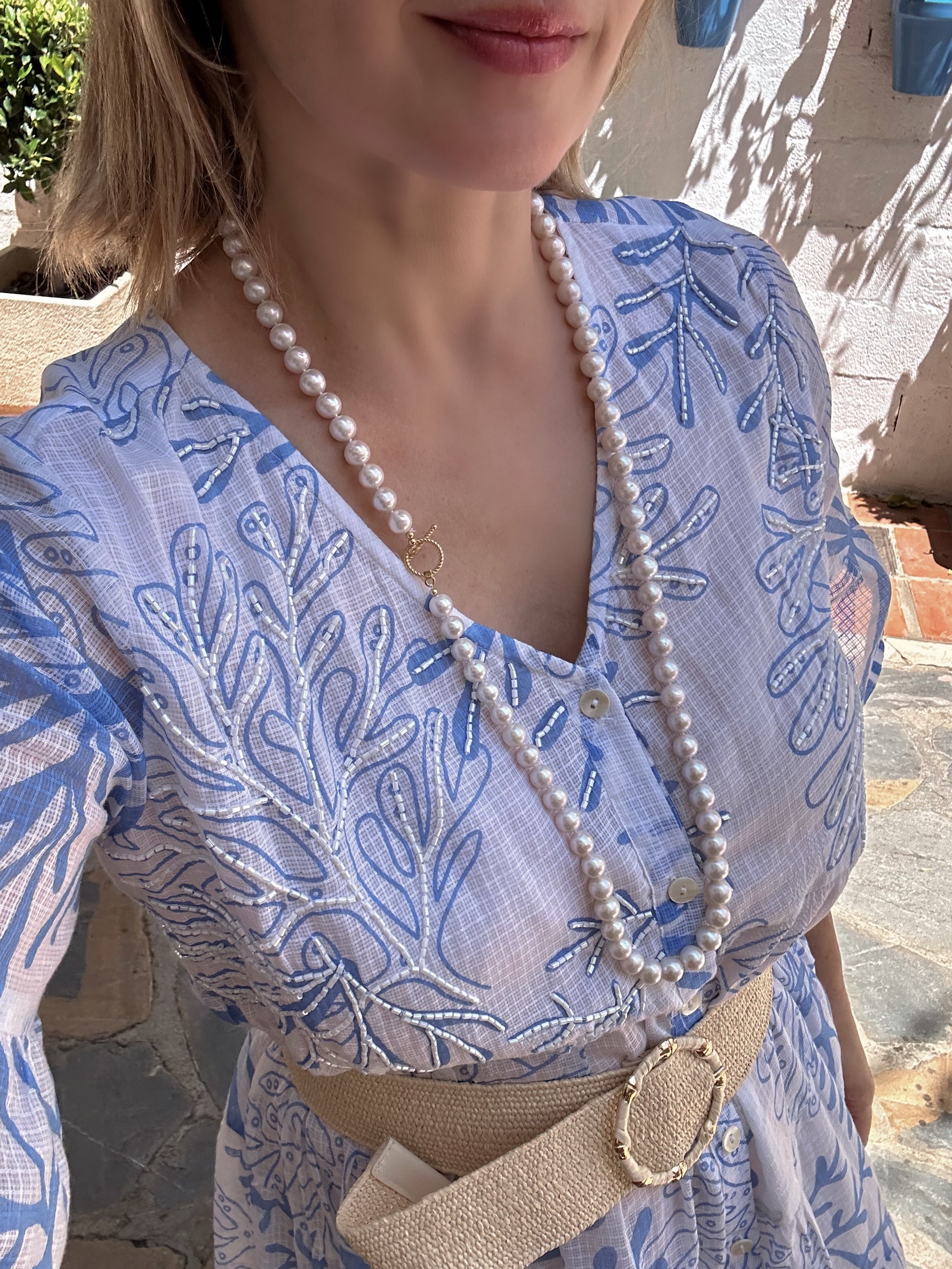 Classic Opera Length Pearl Necklace