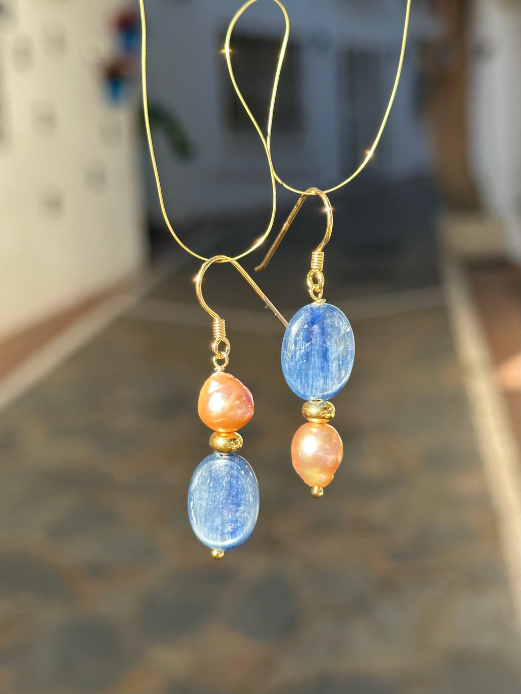 Kyanite Statement Necklace Daria