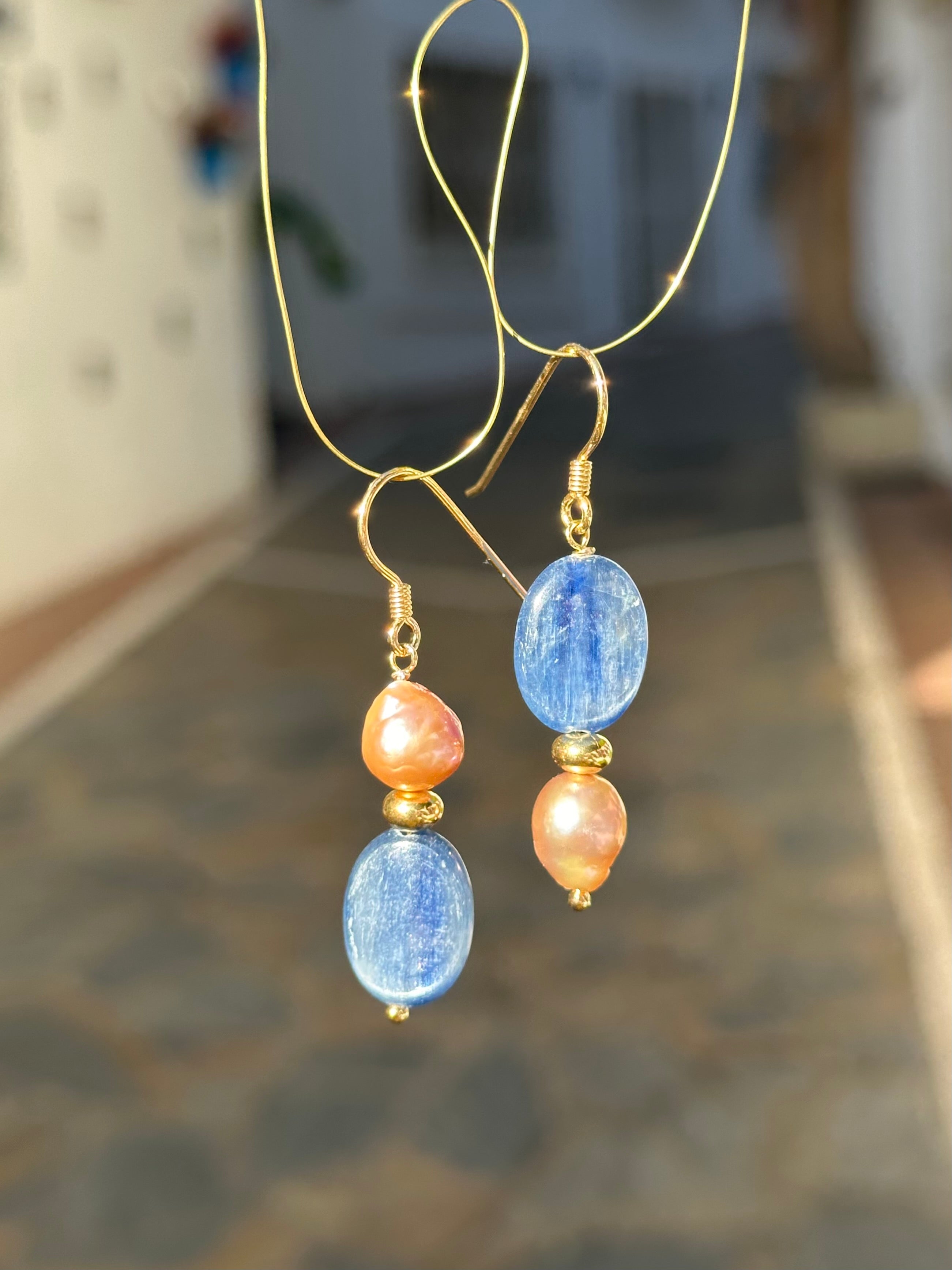 Kyanite Statement Necklace Daria
