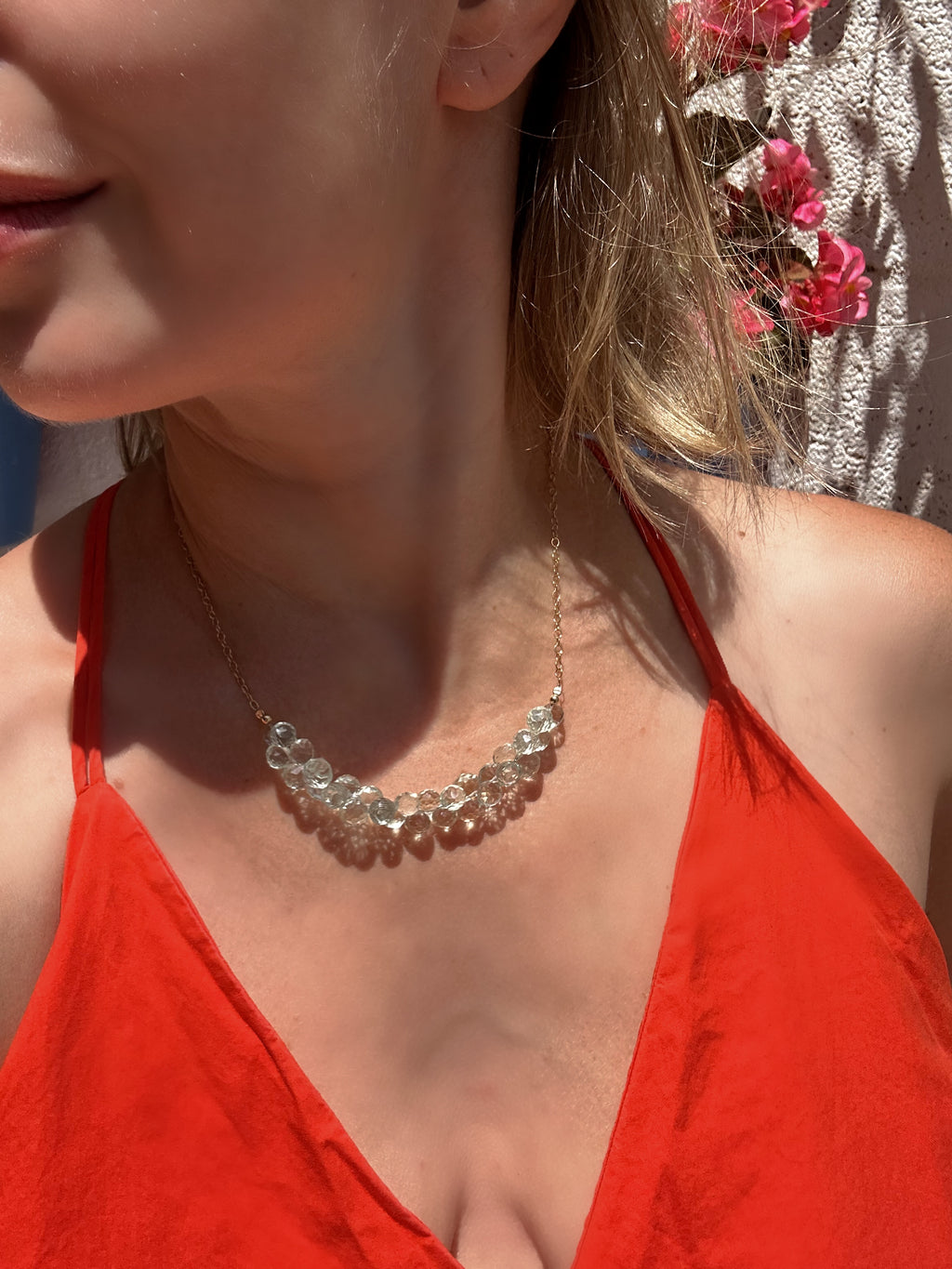 Prasiolite Gemstone Necklace