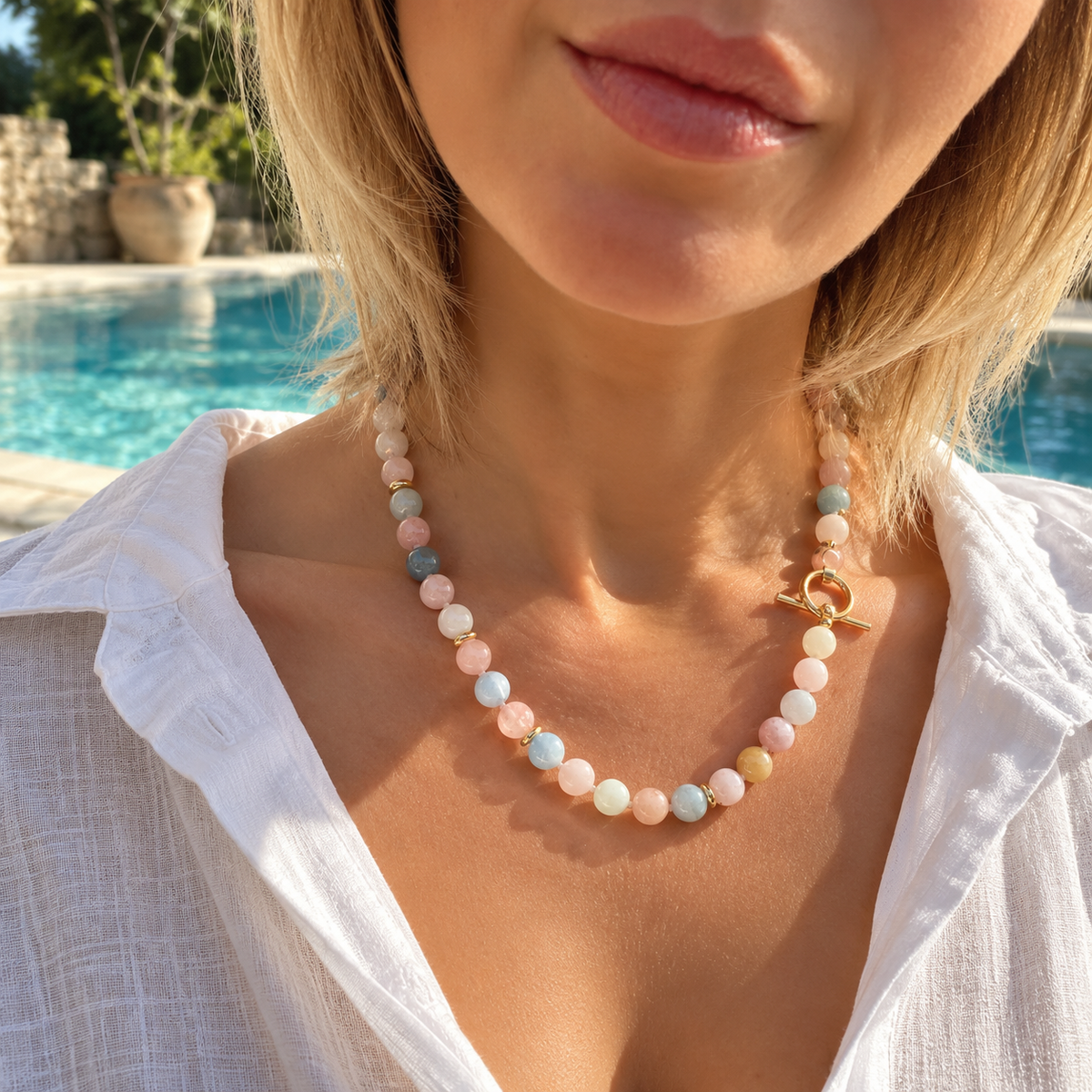Beryl Necklace “Sorgente”